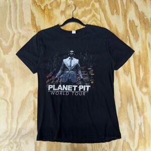 Vintage 2012 planet pit pitbull world tour mr worldwide tee